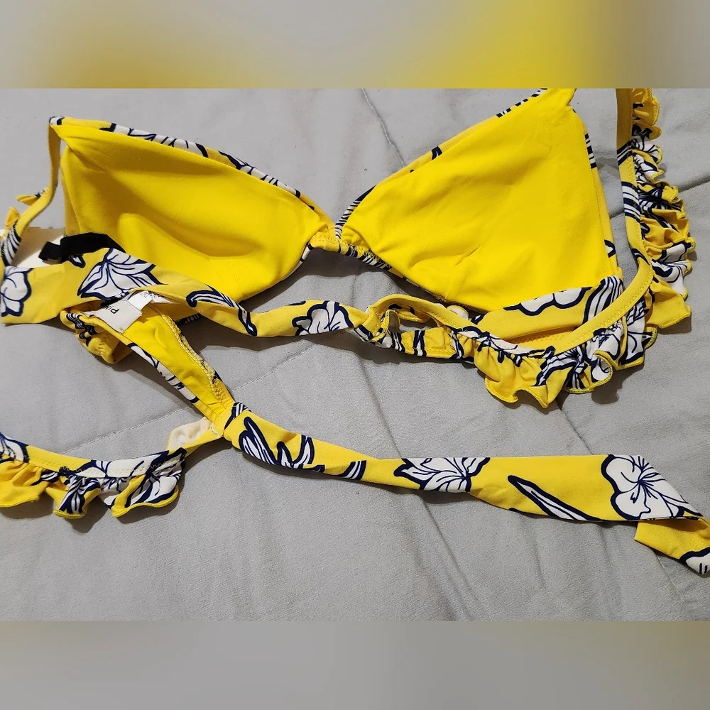 Pinko Elise Bralette Floral Bikini Top NWT